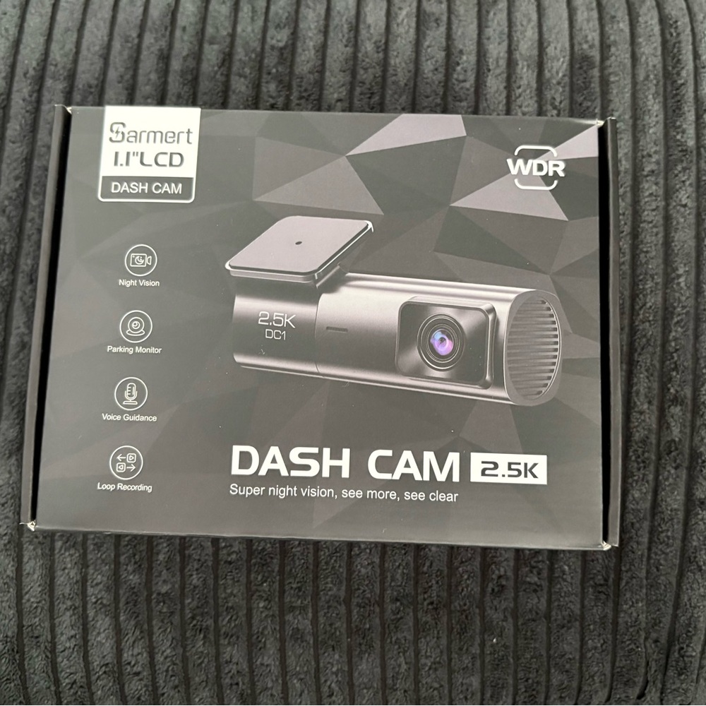 Samert Dash Cam 2.5K - Black